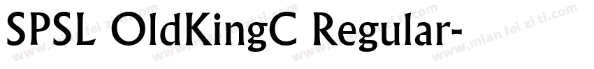 SPSL OldKingC Regular字体转换